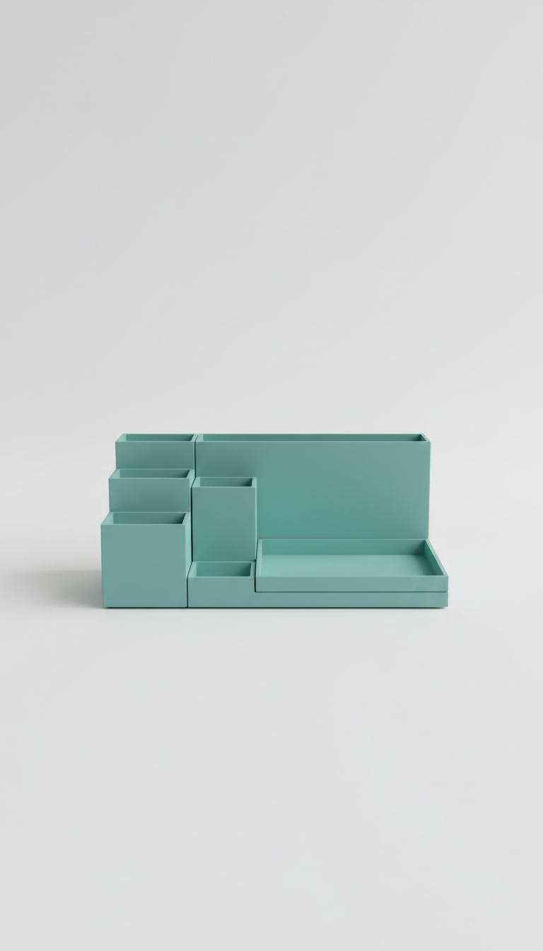 Soft-Touch Desk Organizer Tray